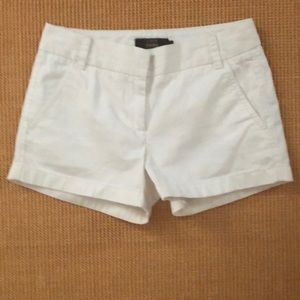 J Crew white cotton short